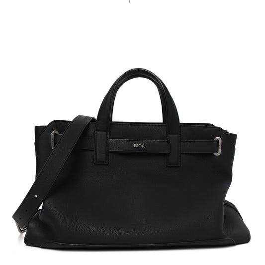 Icons Calfskin Medium Normandie Tote Black