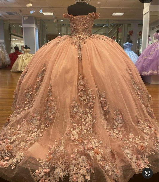 champagne lace ball gown prom dresses long evening dress