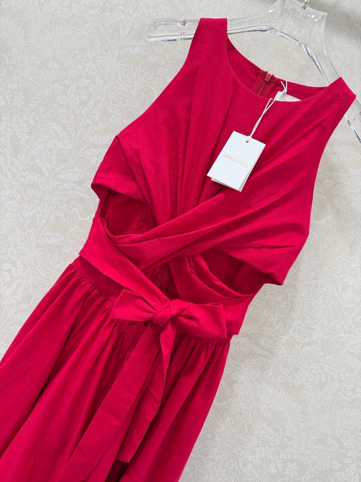 Zimmerma Tie-Up Vest Dress 353090