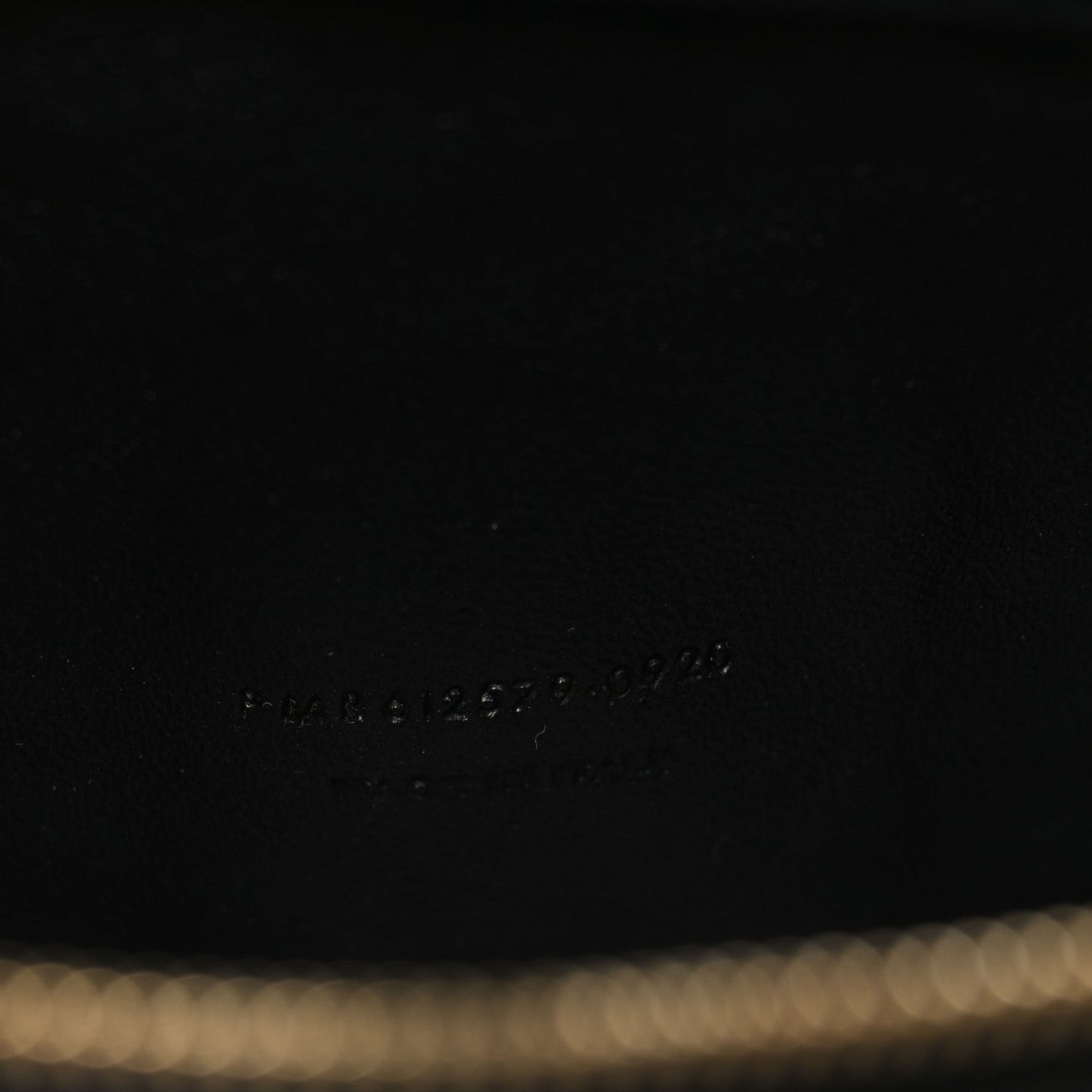 Grain De Poudre Matelasse Monogram Mini Lou Camera Bag Black