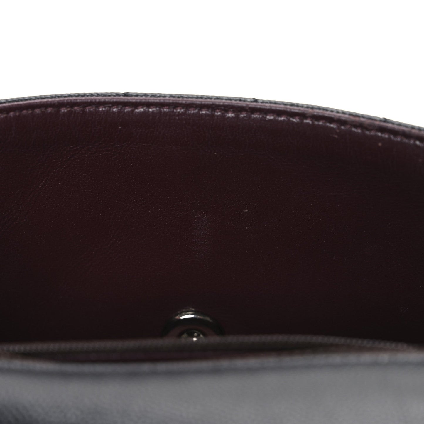 Caviar Quilted Mini Rectangular Flap Black