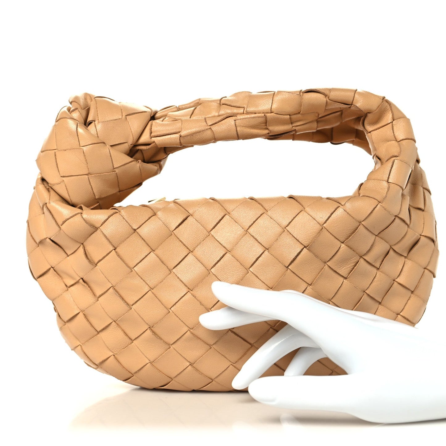 Nappa Intrecciato Mini Jodie Almond
