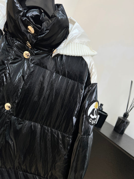 CHANEL SKI DOWN JACKET BLACK IN NYLON 841065