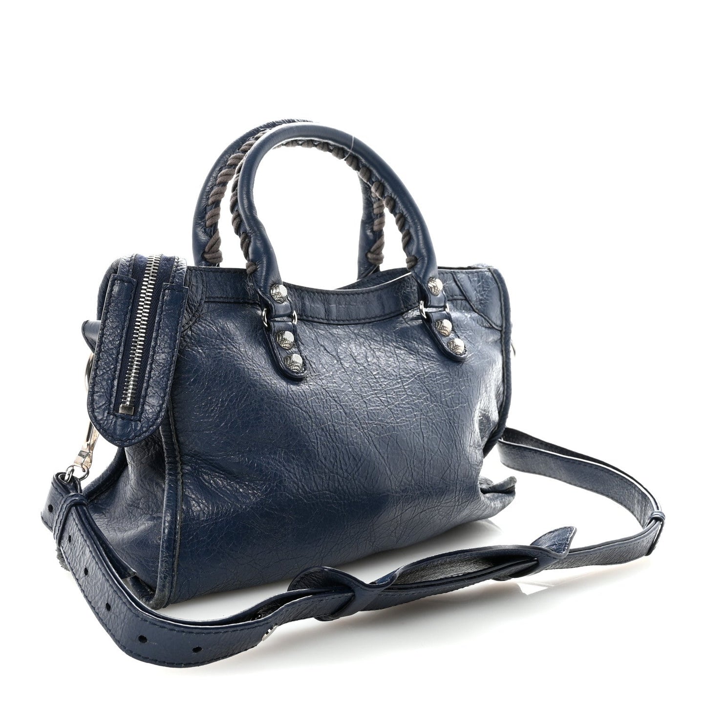 Agneau Giant 12 Silver Hardware S City Bleu Roi