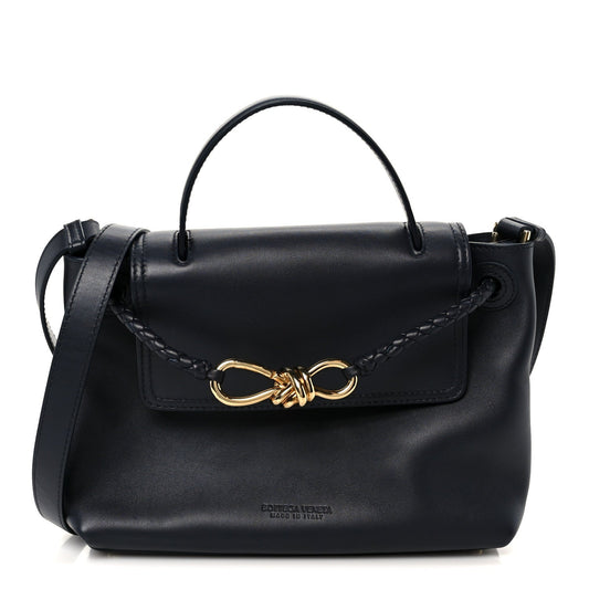 Silky Calfskin Small Ciao Ciao Black