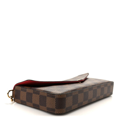 Damier Ebene Pochette Felicie Chain Wallet