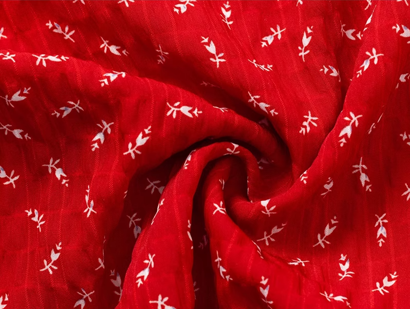 2025 summer new red floral temperament slim medium-length suspender dress R0924