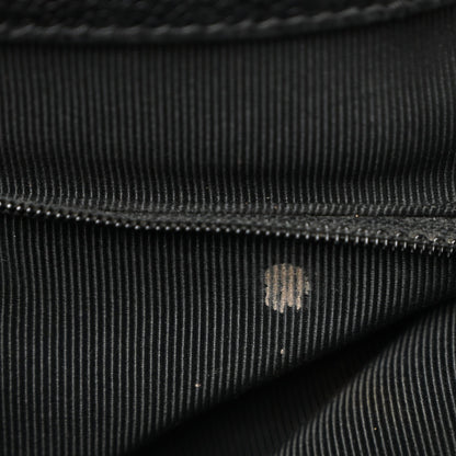 Caviar Triple CC Shoulder Bag Black
