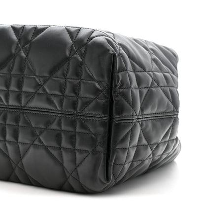Calfskin Macrocannage Medium Toujours Black