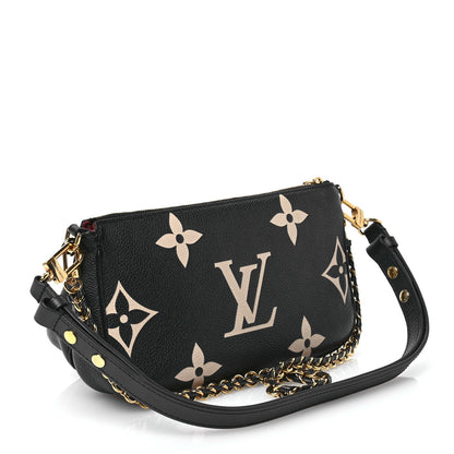 Empreinte Monogram Giant Multi Pochette Accessories Black Beige