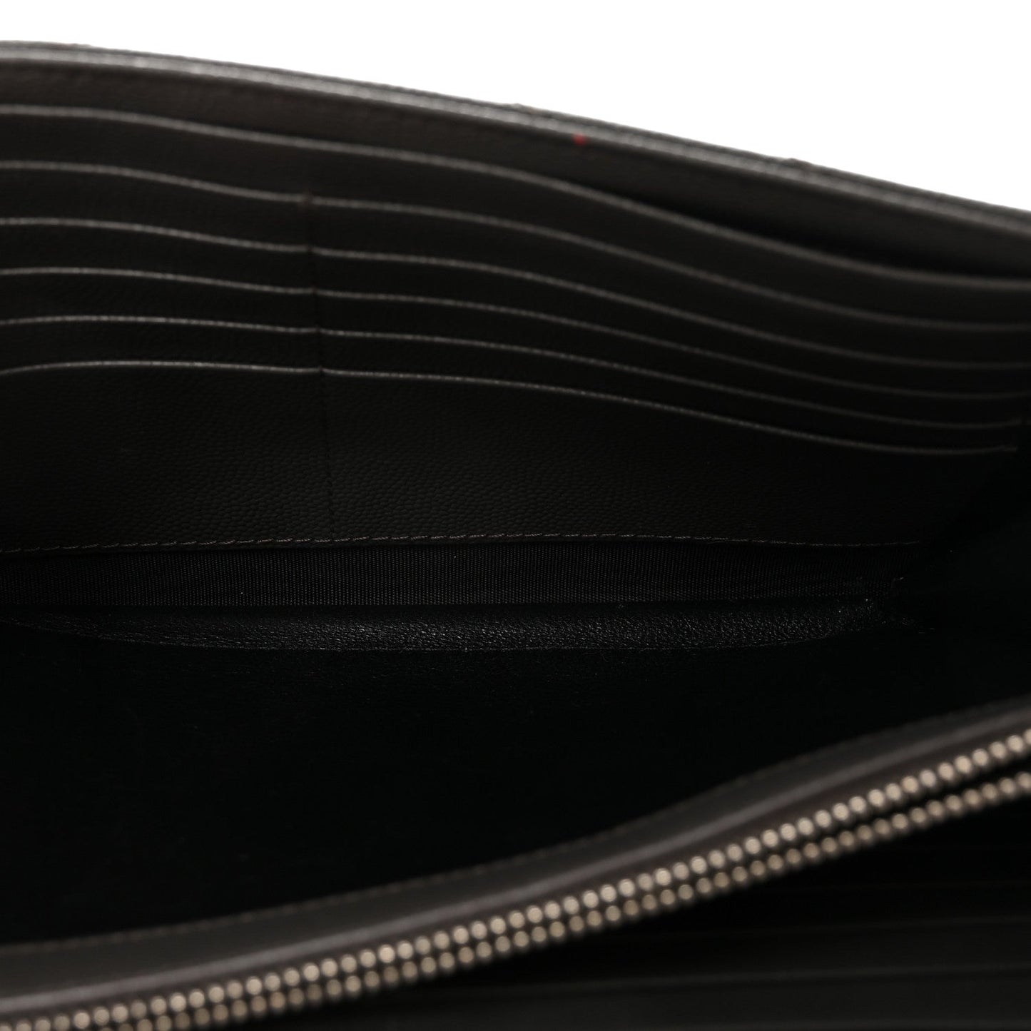 Grain De Poudre Matelasse Chevron Monogram Chain Wallet Earth
