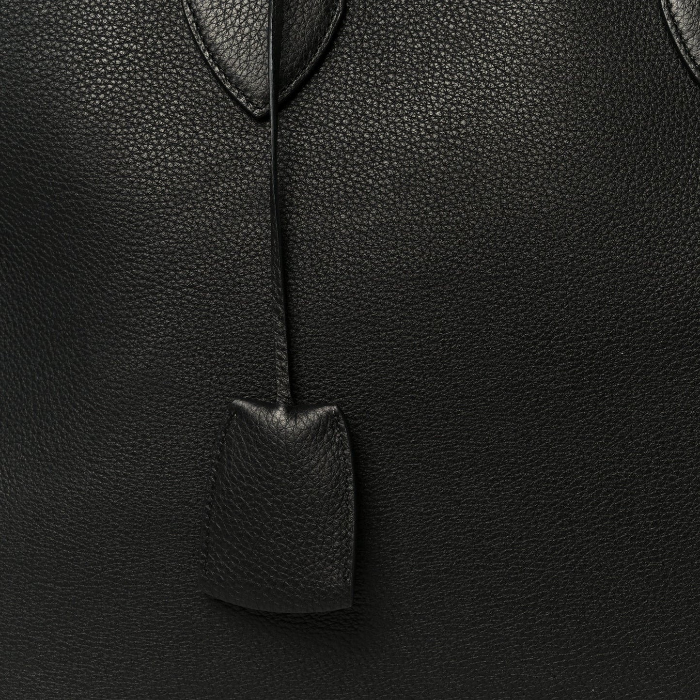 Grained Calfskin Medium Star Tote Black