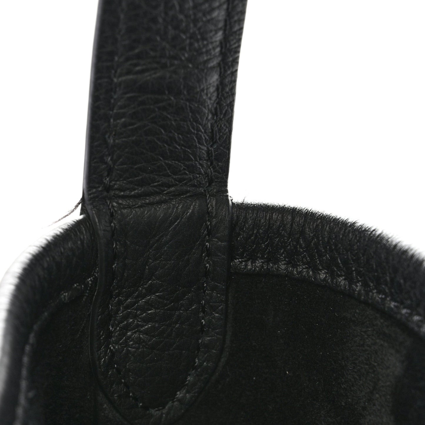 Grained Calfskin Large N/S Park Tote Black