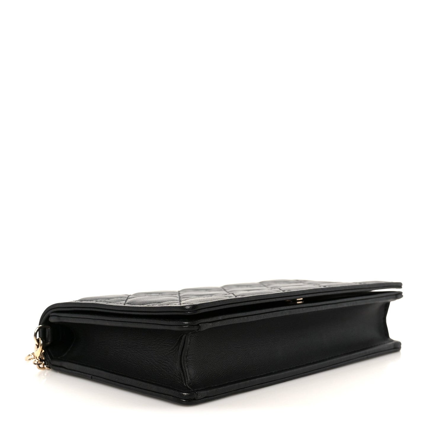 Lambskin Cannage Lady Dior Pouch Black