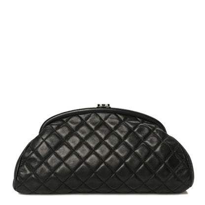 Lambskin Quilted Timeless Clutch Black