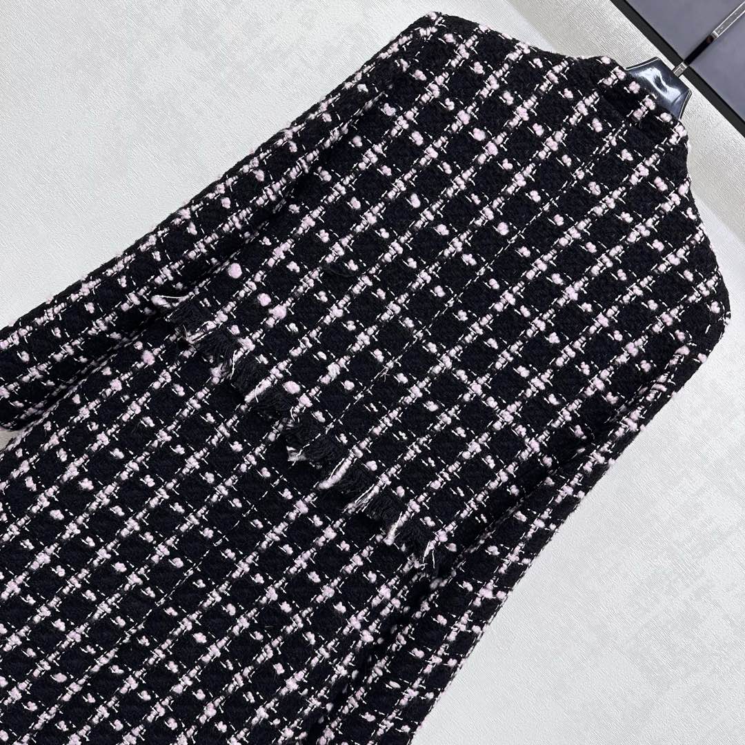 CHANEL WOOL LONG DRESS COAT STYLE 267