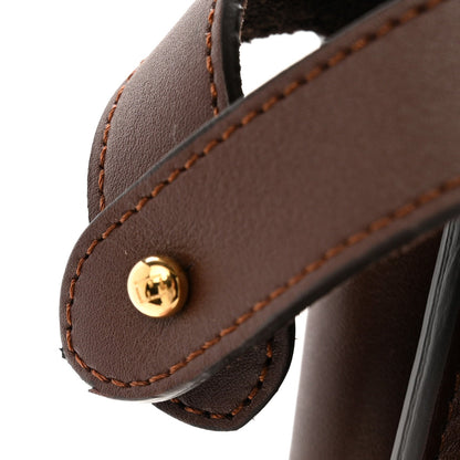 Vitello Large Soft Peekaboo Mogano