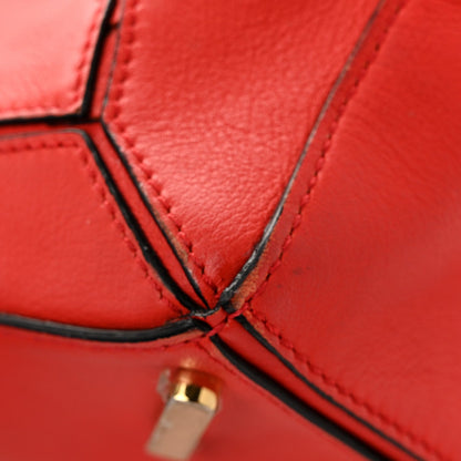 Calfskin Small Puzzle Bag Scarlet