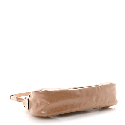 Soft Lux Calfskin Re-Edition 2002 Shoulder Bag Travertine