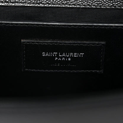 Grain De Poudre Medium Classic Monogram Kate Satchel Black