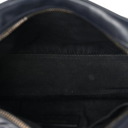 Calfskin Matelasse Monogram Lou Camera Bag Navy
