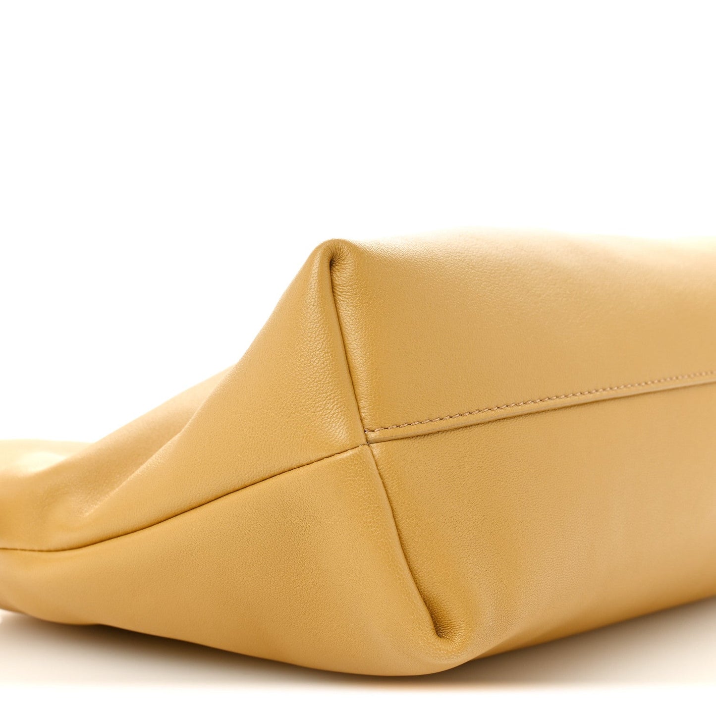 Mellow Nappa Donut Medium Chain Flamenco Knot Clutch Sahara