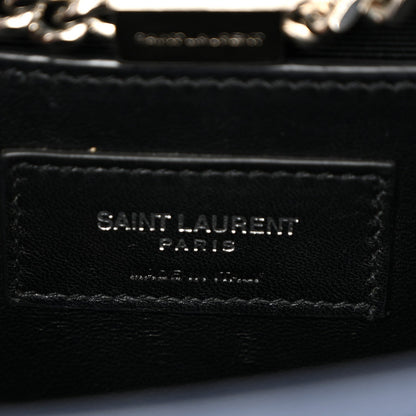 Grain De Poudre Medium Classic Monogram Kate Satchel Blue Charron