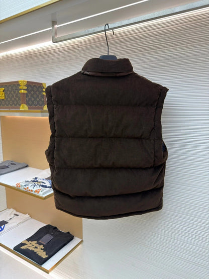 PRADA 25S VELVET PUFFER JACKET 459