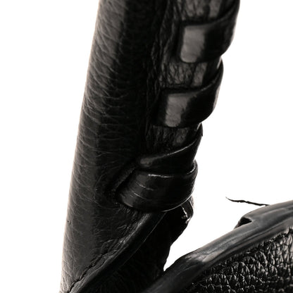 Grained Calfskin Neo Classic Black Hardware Medium City Black