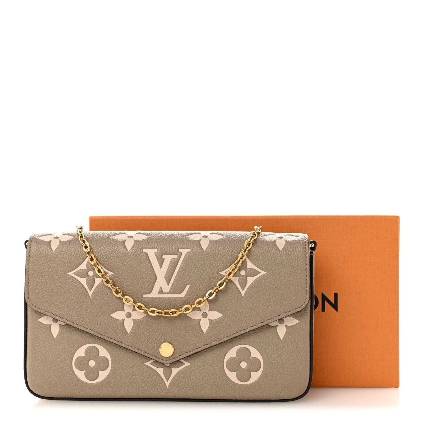 Empreinte Monogram Giant Felicie Pochette Tourterelle Creme