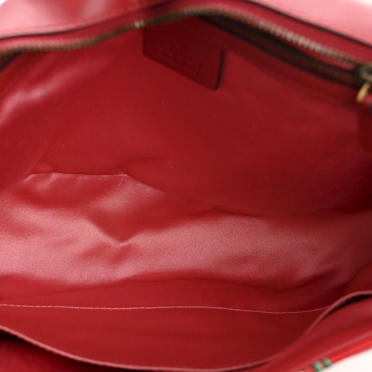 Jacquard Matelasse Floral Medium GG Marmont Shoulder Bag Red