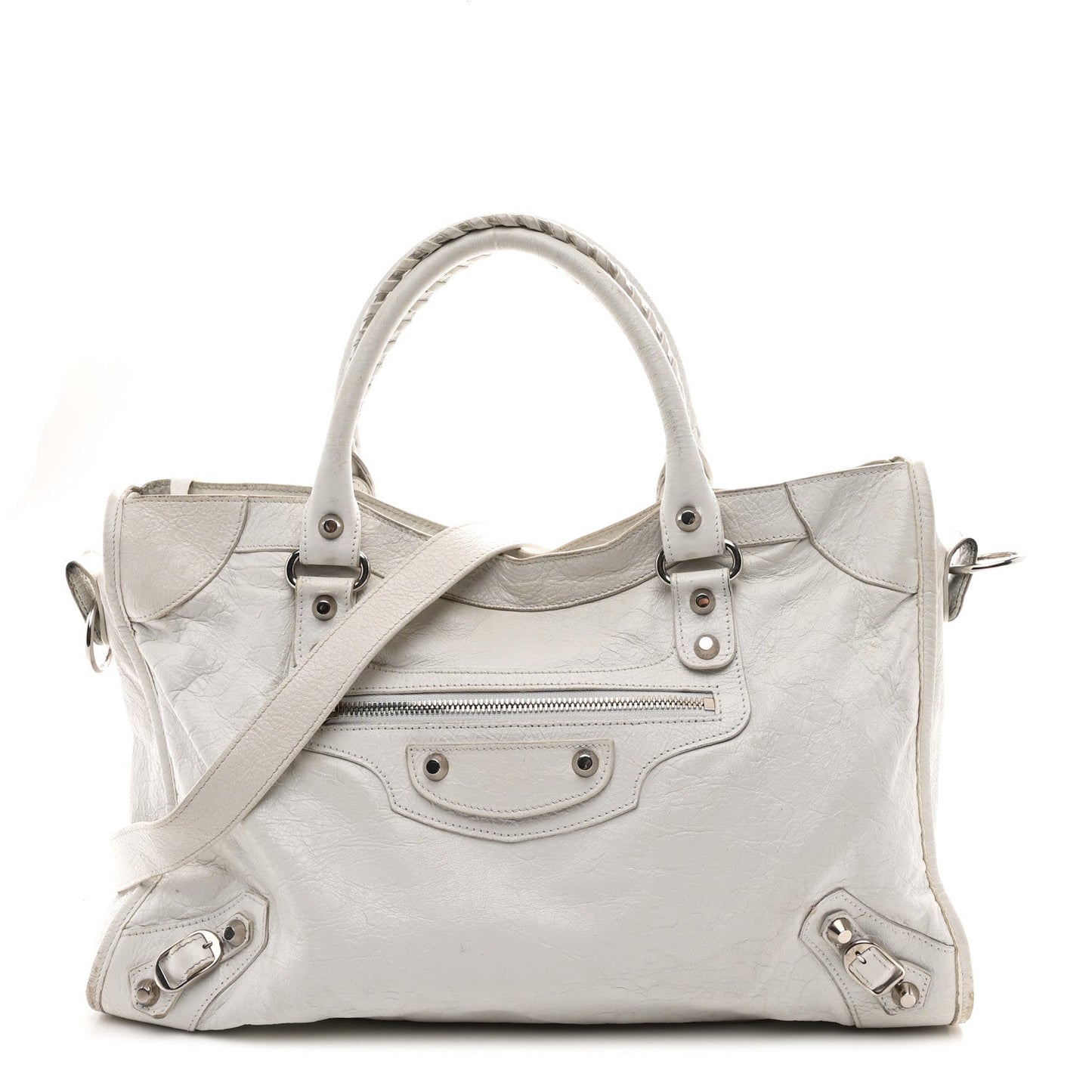 Arena Storico Classic Silver Hardware Medium Le City Optic White