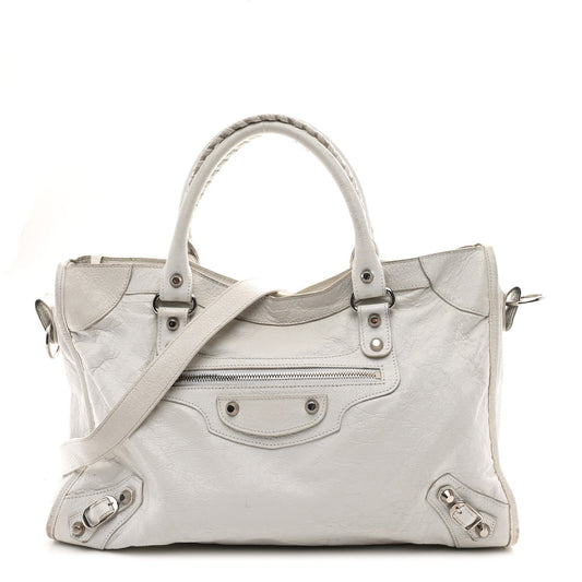 Arena Storico Classic Silver Hardware Medium Le City Optic White