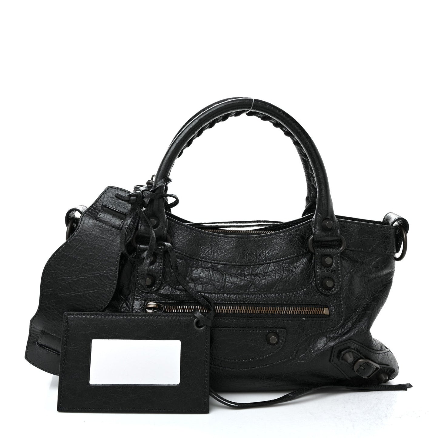 Agneau Arena Classic Hardware Le City First Bag Black