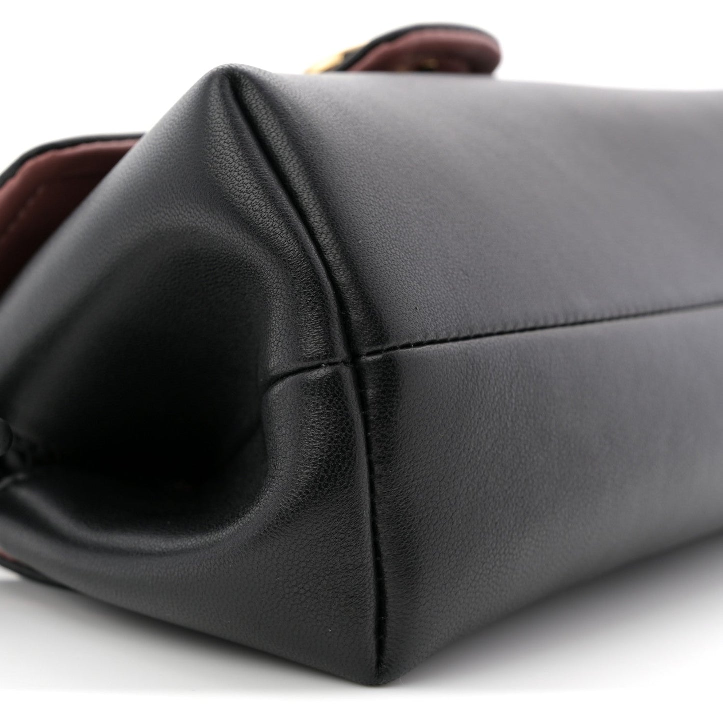 Lambskin Vlogo Mini Crossbody Bag Black