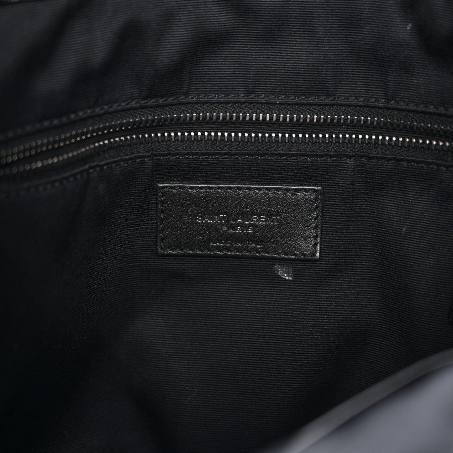Crinkled Calfskin Matelasse Monogram Medium Niki Shopper Tote Black