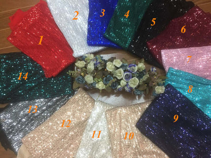 Royal Blue Mermaid Spaghetti Straps Long Prom Dress,Sequin Modest Formal Dresses with Slit