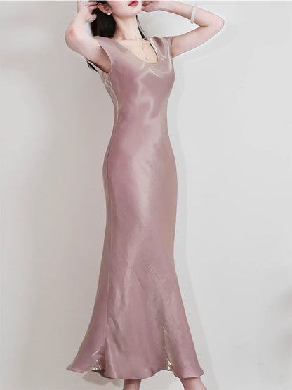 Banquet mermaid dress elegant long party dress       S6003