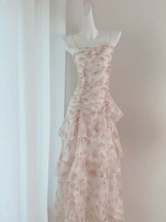 Floral Dress Chiffon Fairy party dress       S6005