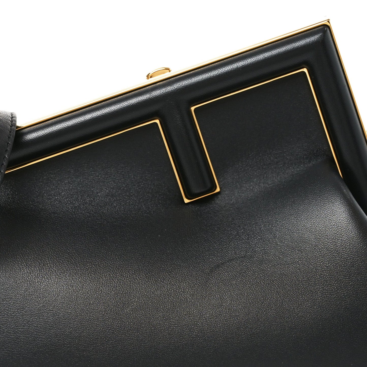 Shiny Nappa Small Fendi First Black