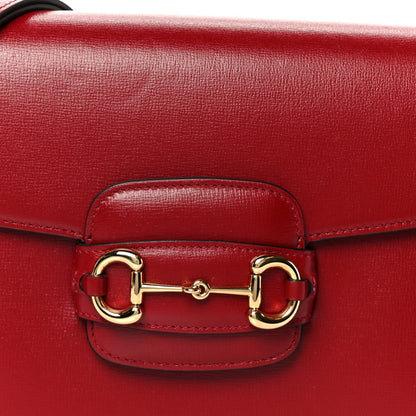 Azalea Calfskin Horsebit 1955 Shoulder Bag New Cherry Red