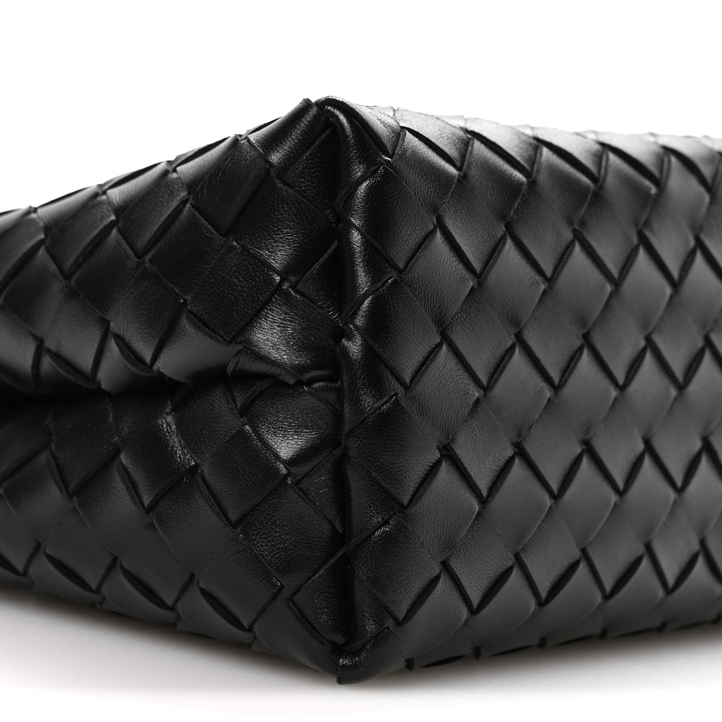 Nappa Intrecciato Small Andiamo Shoulder Bag Black