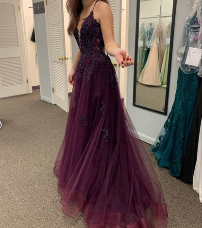 stunning evening dresses long appliqué elegant prom gown for women