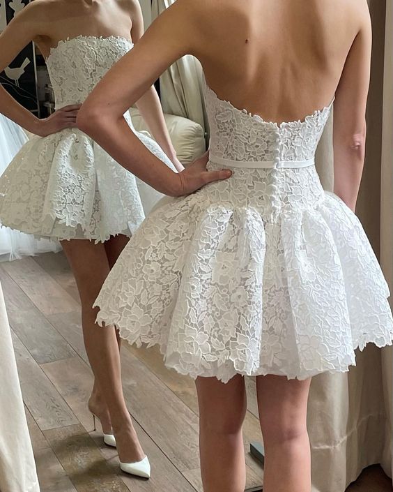 Short Dress for Women Mini Formal Party Gowns Wedding Dress