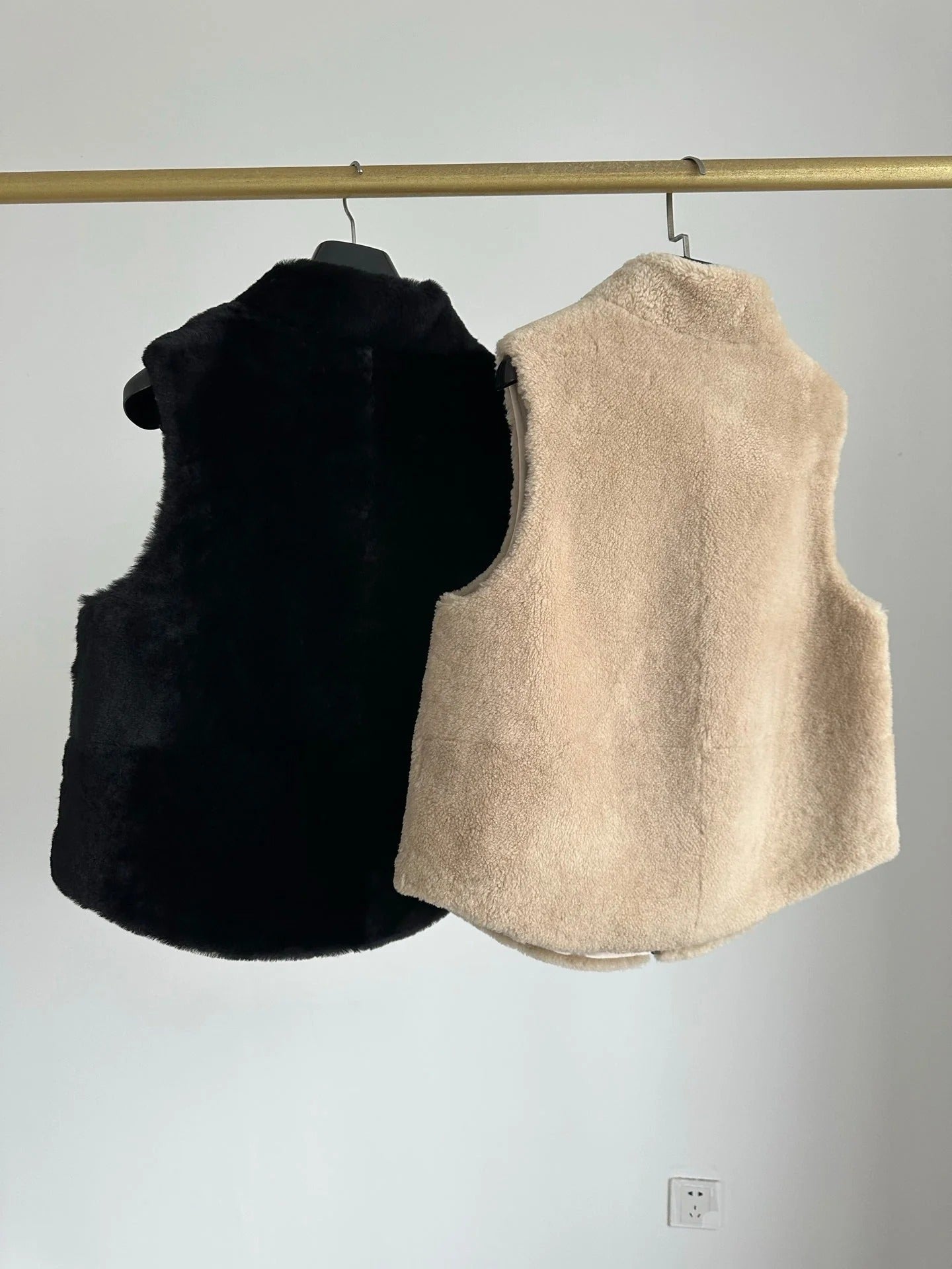 HERMES 25S PLUSH FLEECE VEST JACKET 003