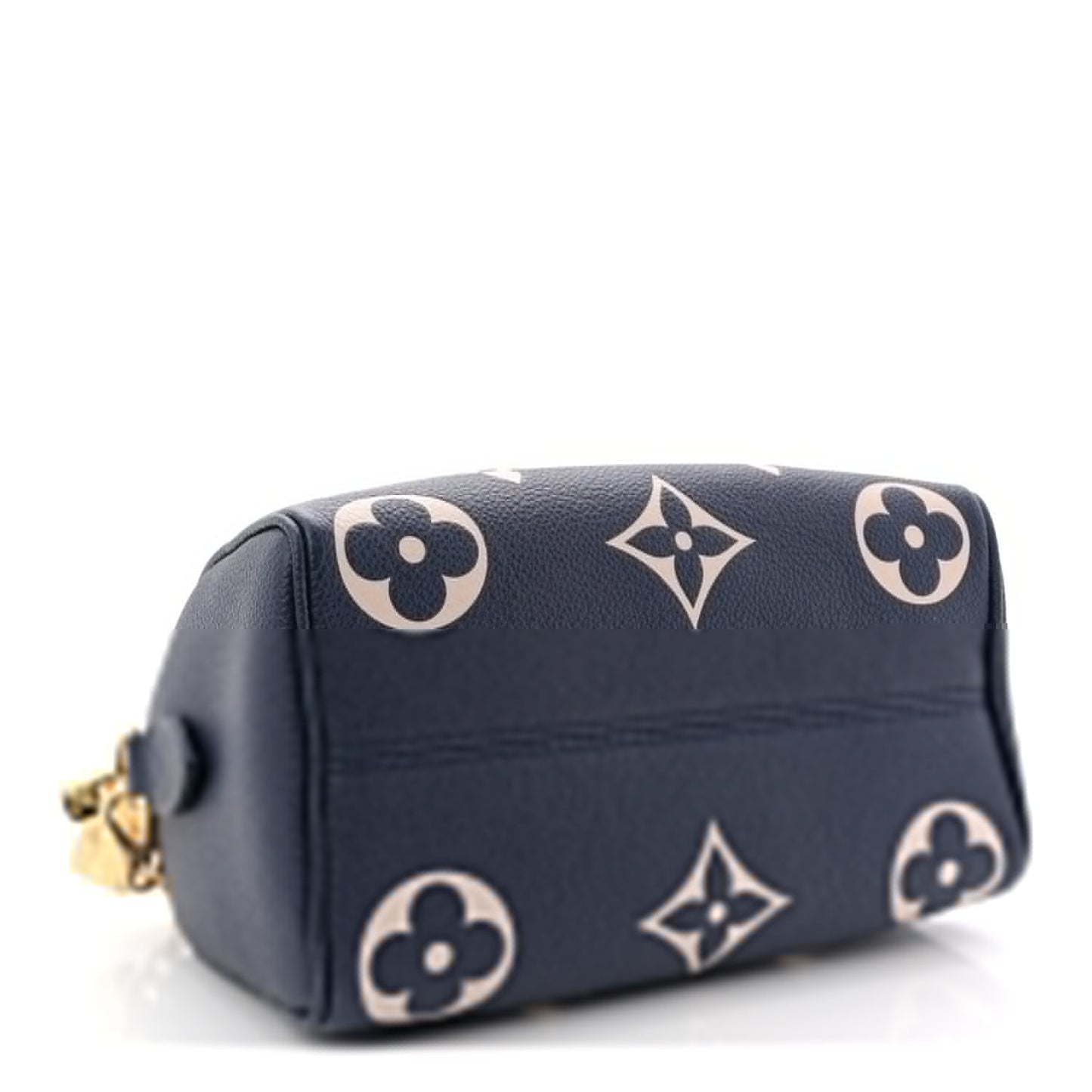 Empreinte Monogram Giant Speedy Bandouliere 20 Navy Creme