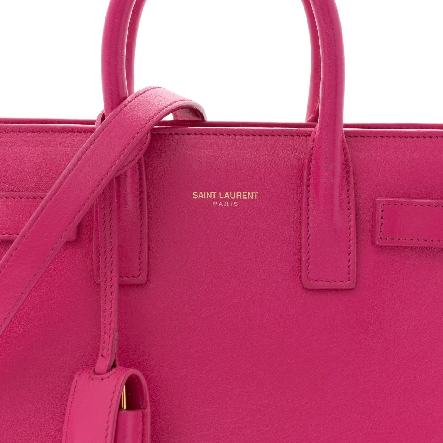 Calfskin Nano Sac De Jour Bubblegum