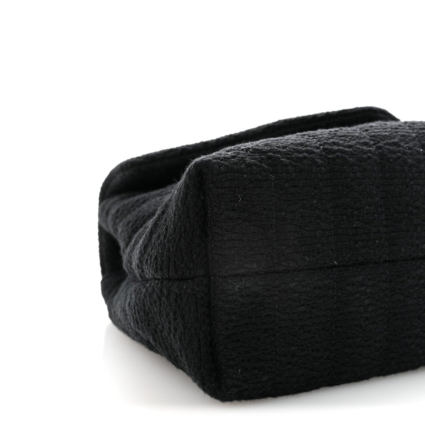 Canvas Y Quilted Monogram Small Loulou Chain Satchel Black