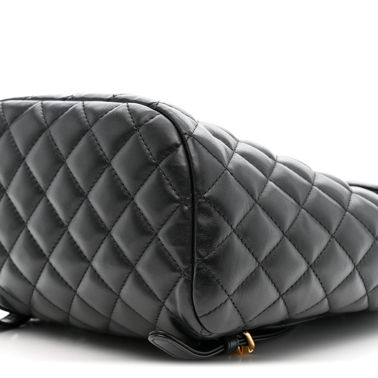 Calfskin Quilted Small Urban Spirit Backpack Black