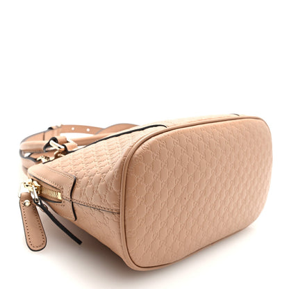 Soft Microguccissima Mini Dome Bag Camelia